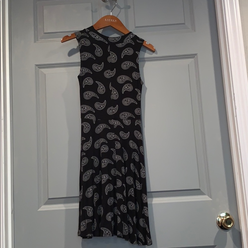 See You Monday Black Skater Dress